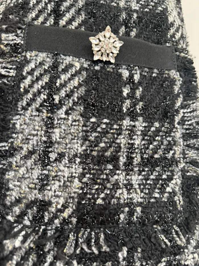 Robe Liu Jo sans manches T. 44 FR – Motif vichy noir et blanc - photo numéro 5