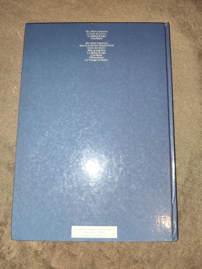 Crin blanc Albert lamorisse édition de juin 1984 histoire et photographie - photo numéro 3