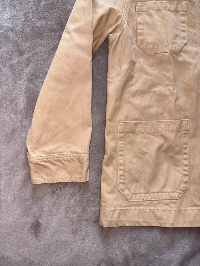 Veste en jean beige stradivarius femme taille M en très bon état - photo numéro 3