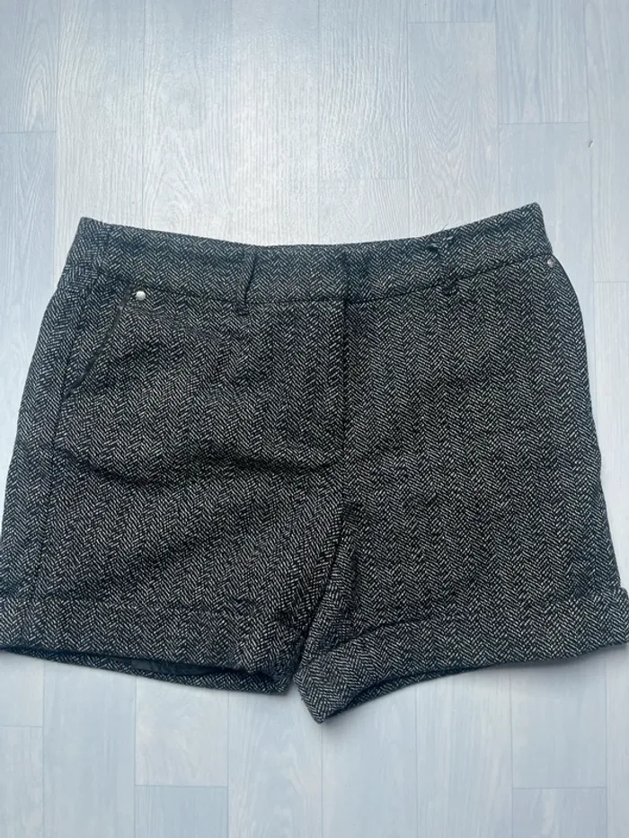 Short à motif noir et blanc Breal - photo numéro 4