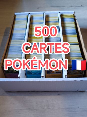500 cartes Pokémon 