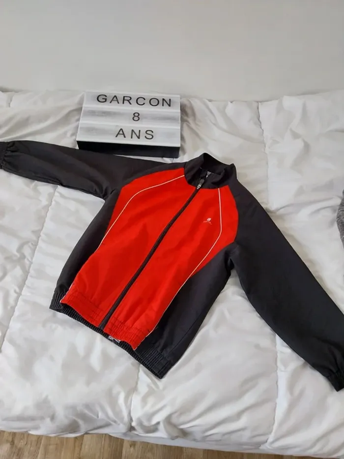 Veste de survêtement garçon 8 ans Domyos