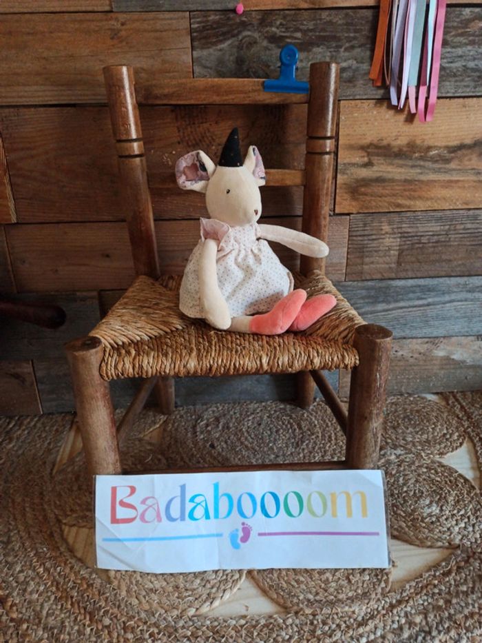 Peluche souris musicale il était une fois Moulin roty tbe