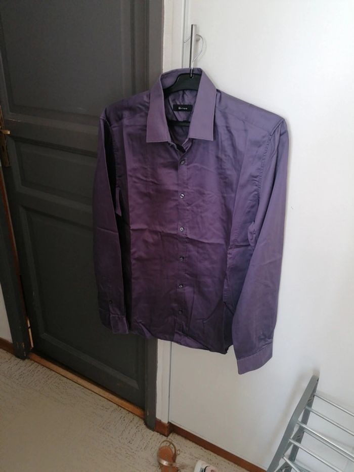 Chemise effet satinée