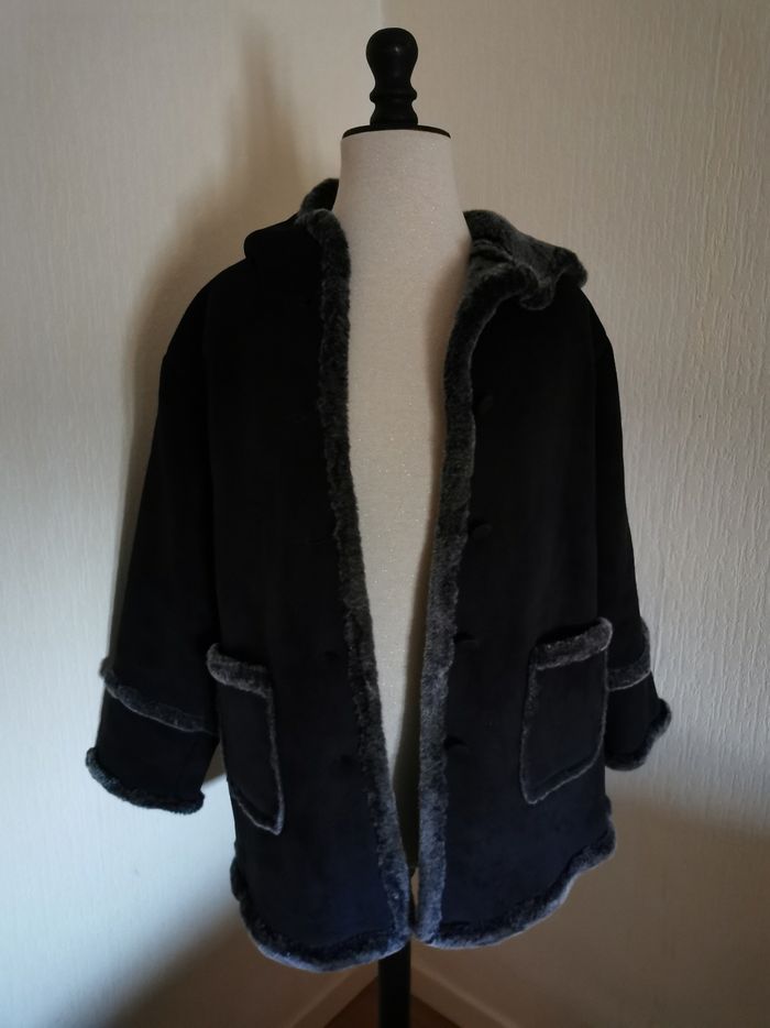 Manteau en fausse fourrure Lulu la Contrebande T 12 ans - photo numéro 2