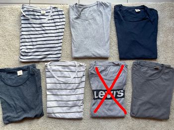 Lot 6 t-shirts manches courtes Levi’S 🌻