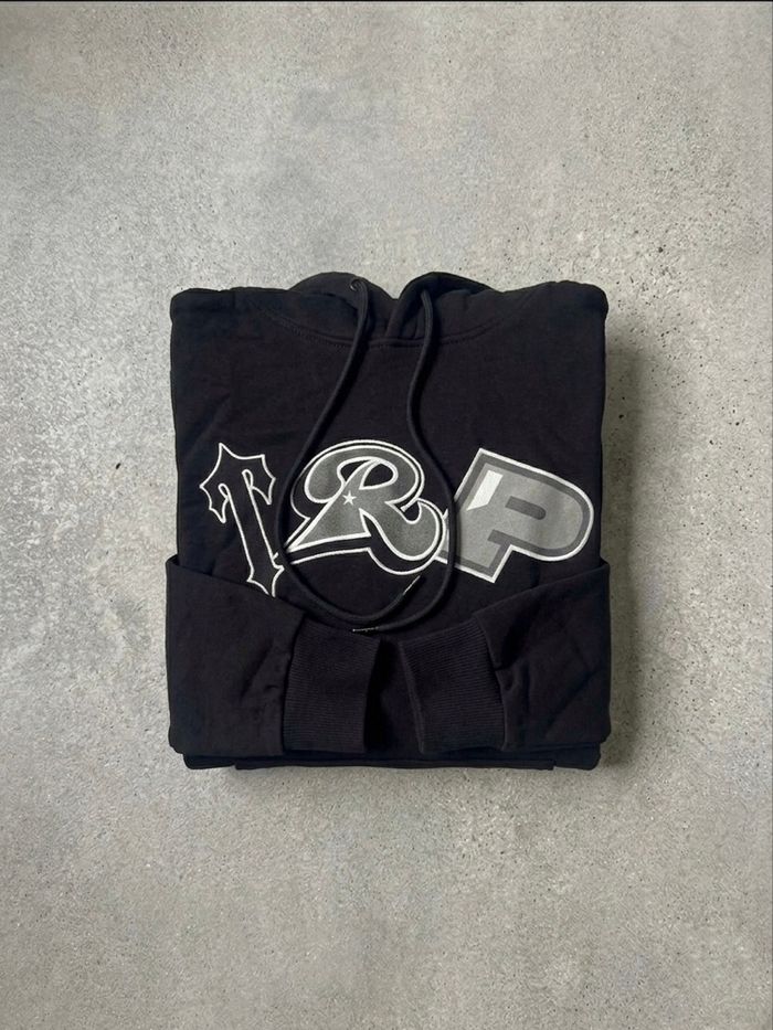Hoodie pull Trapstar « TRP » Noir Black - XS - photo numéro 3