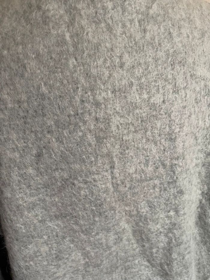 Pull oversize laine gris TM 38 40 - photo numéro 9