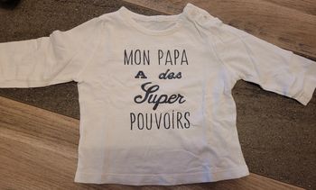 Tee-shirt manches longues- 6 mois