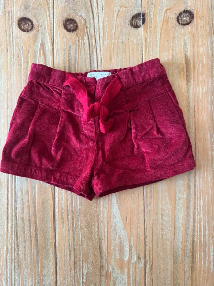 Short velours Zara