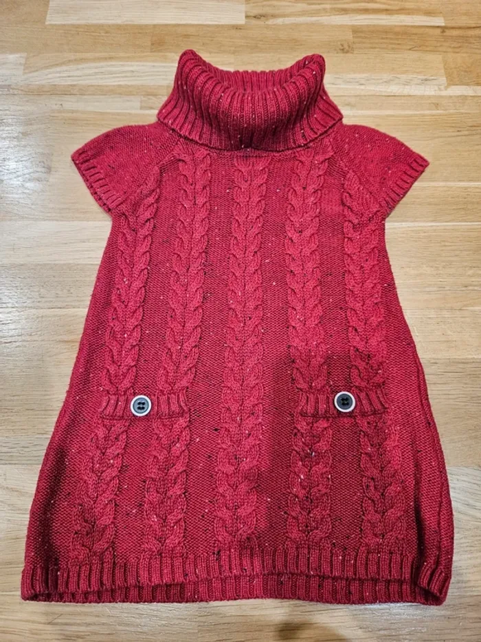 Robe pull sans manches