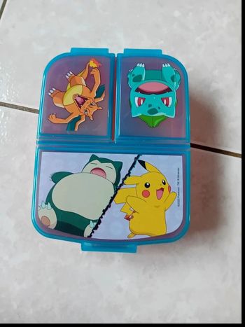 Boîte goûté au pique-nique Pikachu