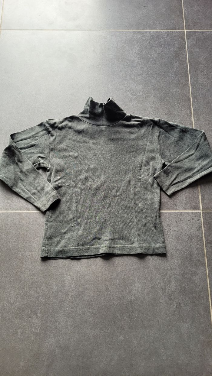 Haut col roulé mixte 114 cm