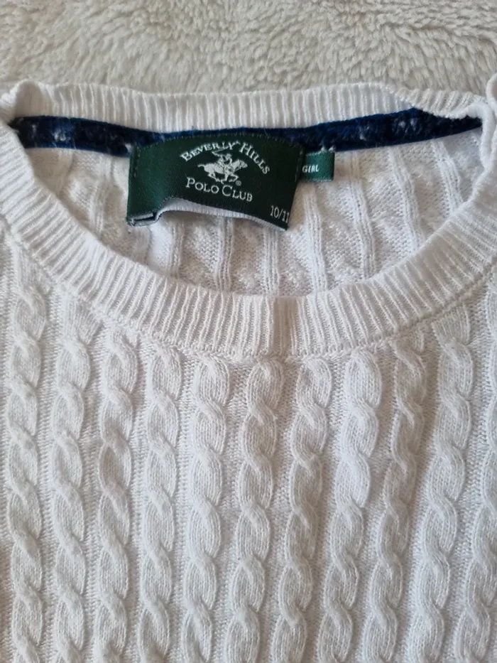 Pull blanc - photo numéro 2