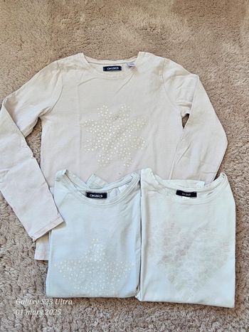 Lot de 3 t shirt okaïdi 8 ans