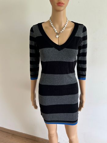 Robe pull grise et noire Morgan taille S excellent état 