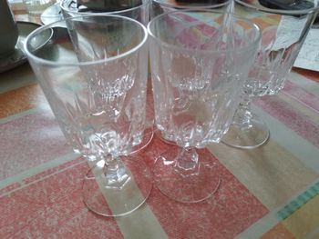 Verres a pied vin