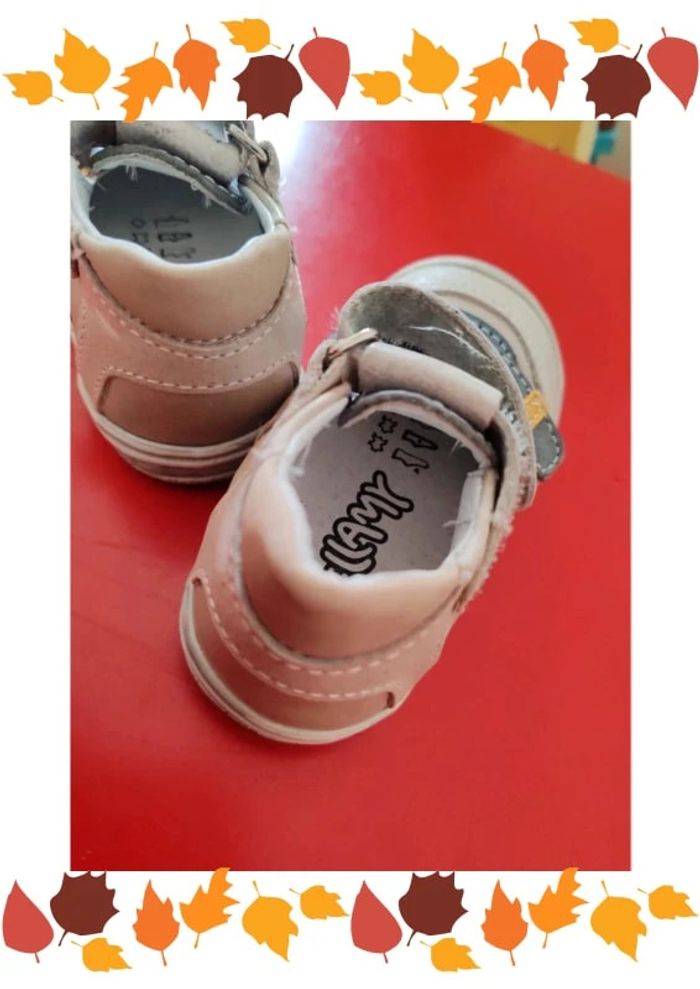 Chaussure bébé en cuir taille 19 - photo numéro 5