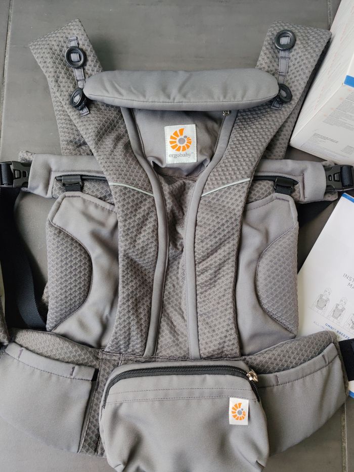 Porte bébé Ergobaby Omni Breeze Graphite Grey - photo numéro 3