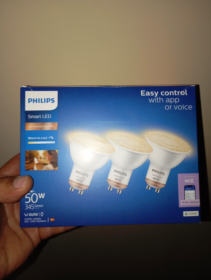 Ampoules Smart led Philips gu10