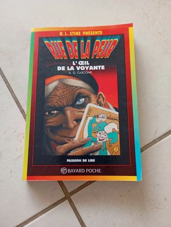 Livre rue de la peur de R.L Stine