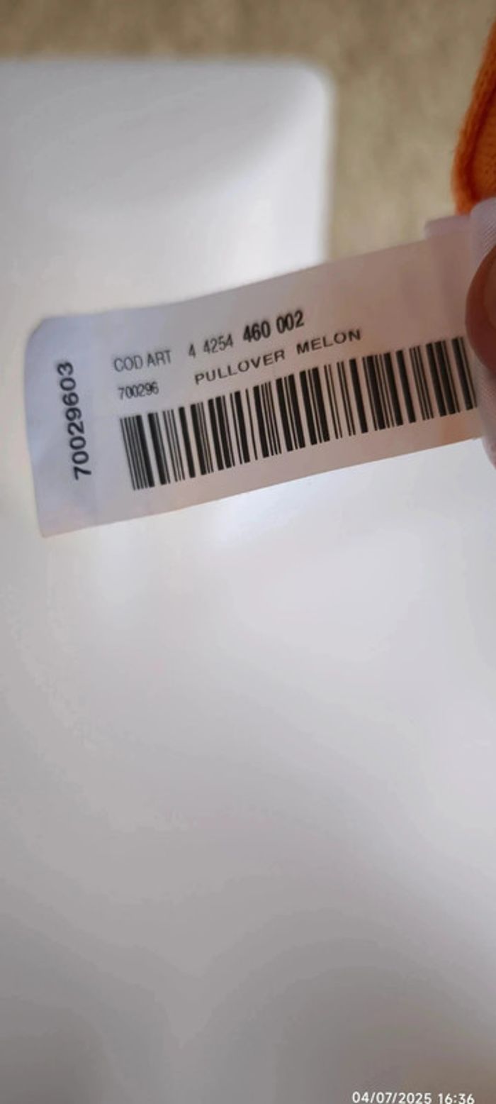 Débardeur Cyrillus Taille XXXS/2 Melon - photo numéro 7