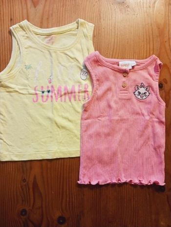 Débardeurs fille - 12/18 mois