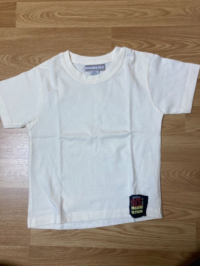 T-shirt manches courtes ecru