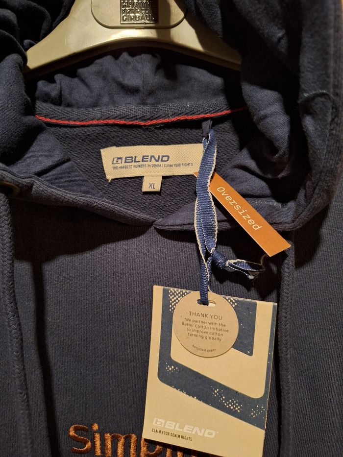 Sweat à capuche courtes manches neuf Blend XL - photo numéro 2