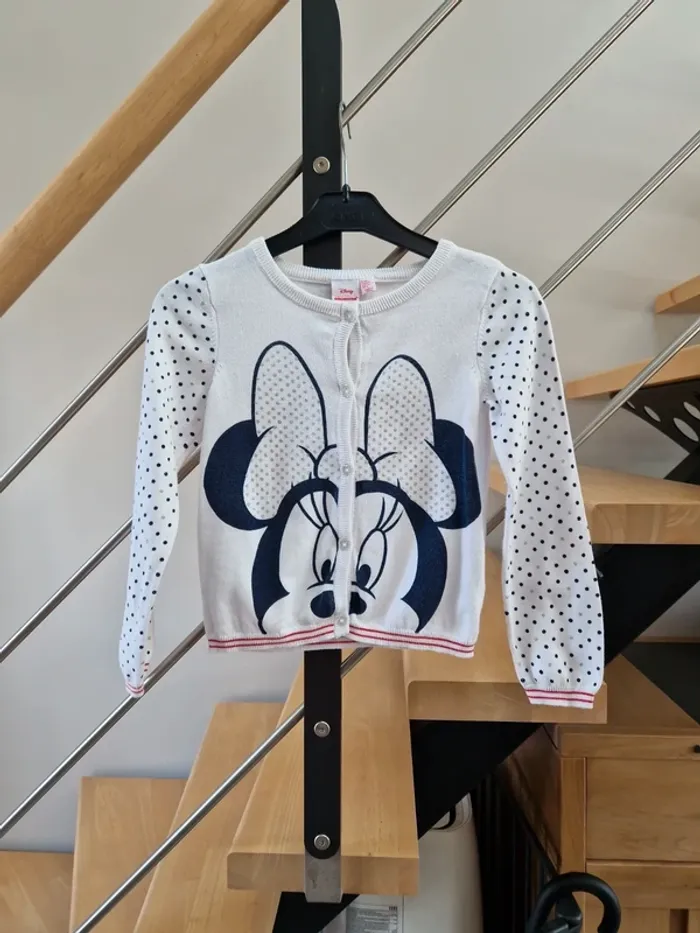 Gilet à  pois minnie