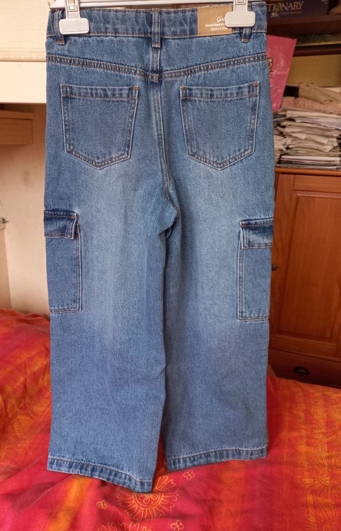Jean large cargo fille - 10 ans - photo numéro 3