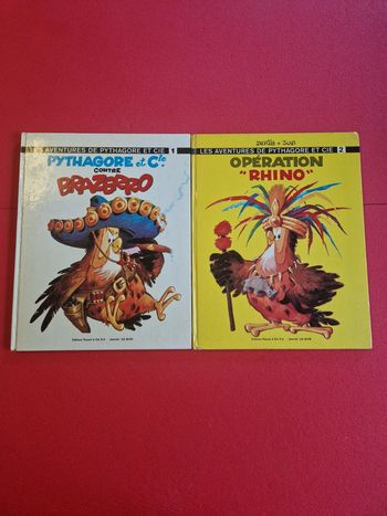 Lot de 2 bd les aventures de Pythagore 1 et 2