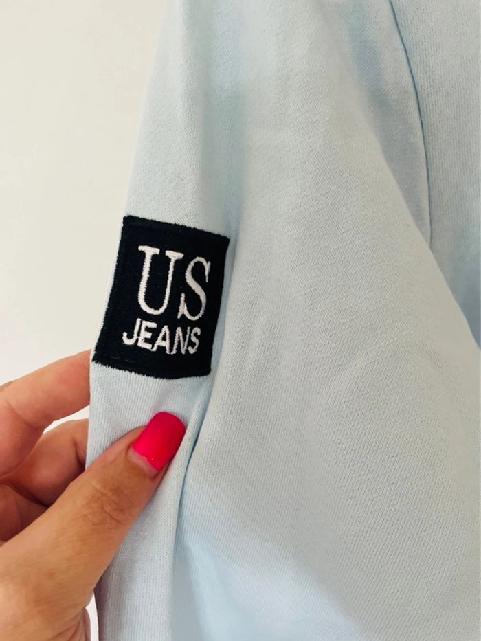 Pull à capuche 12ans us jeans neuf - photo numéro 6