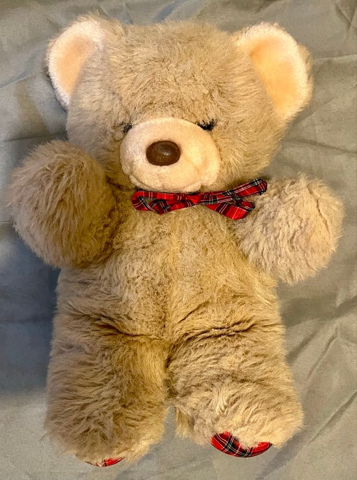 Ours en peluche beige vintage Bestsellers Holland - Bon état - photo numéro 3