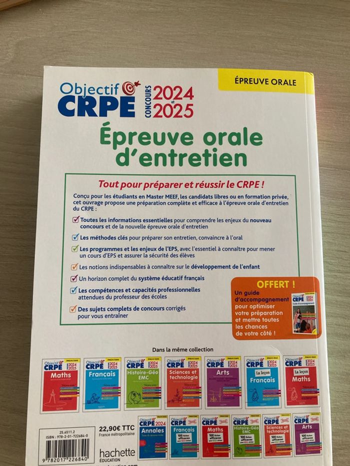 LivObjectif CRPE 2025 – Réussir l’épreuve orale d’entretien Hachette Éducation - photo numéro 10