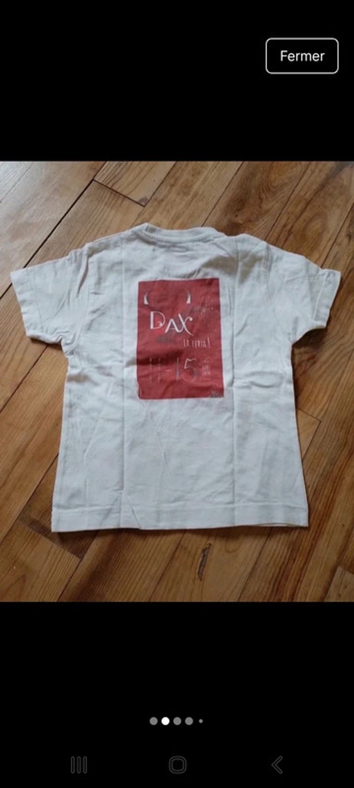 T-shirt blanc La feria de Dax 2016 - photo numéro 2