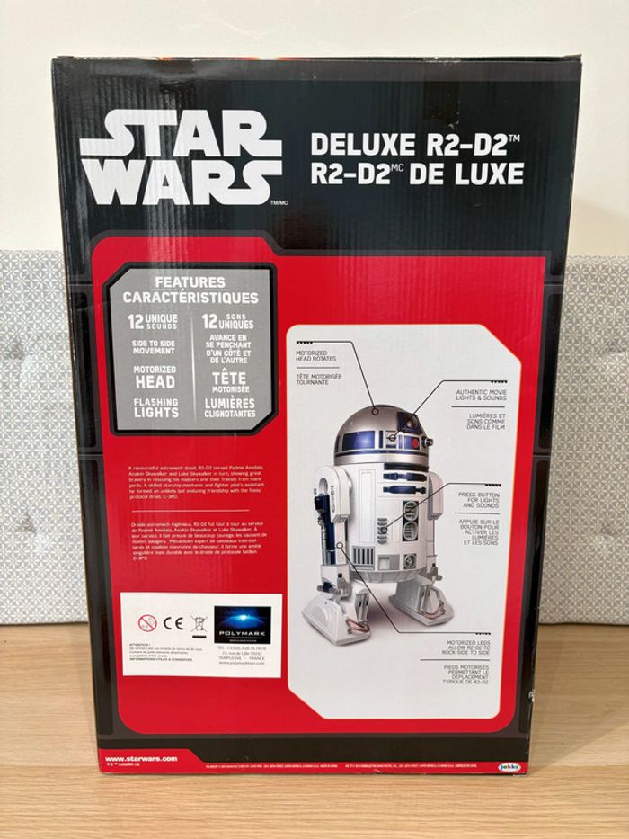 Figurine Electronique Articulée "Star Wars R2-D2 De Luxe" 50 cm - photo numéro 2