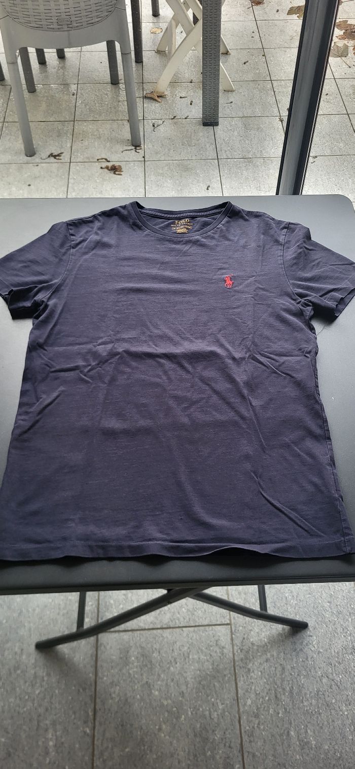 T-Shirt Ralph Lauren bleu marine - photo numéro 2