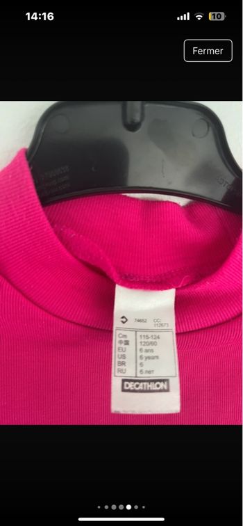 Lot 8 vêtements 6 ans hiver fille