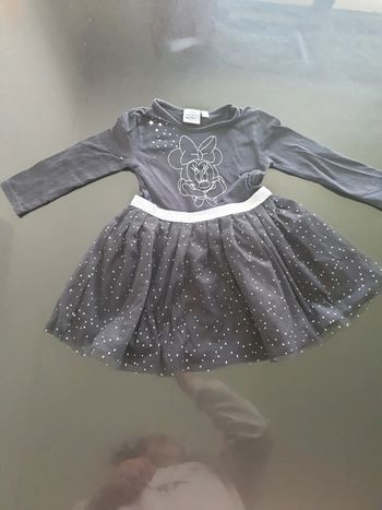 Robe manches longues minnie 18 mois