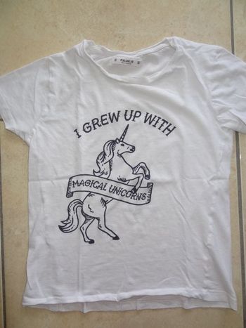 t-shirt licorne Pull&Bear