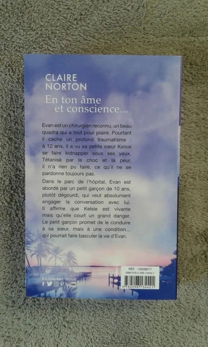 Livre neuf En ton âme et conscience Claire Norton - photo numéro 2