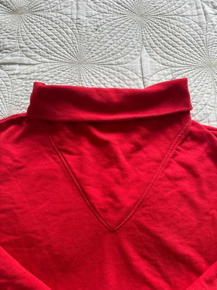 Sweat-shirt rouge vif taille xxl 44 - photo numéro 2