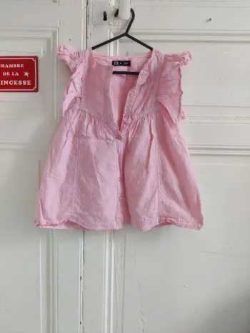 Robe Tex 2-3 ans rose