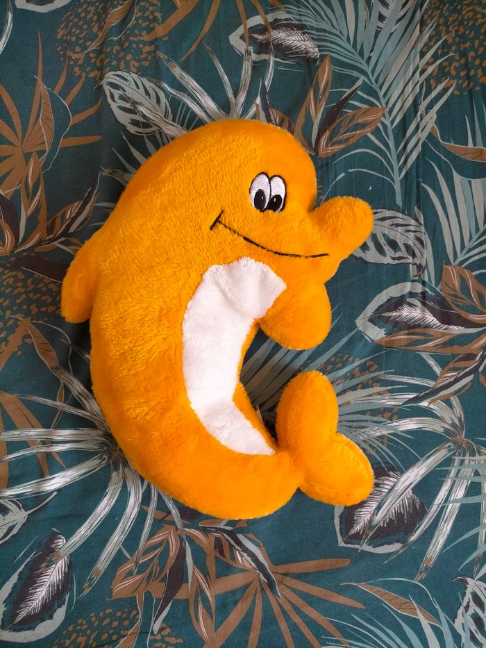 Doudou oreiller dauphin