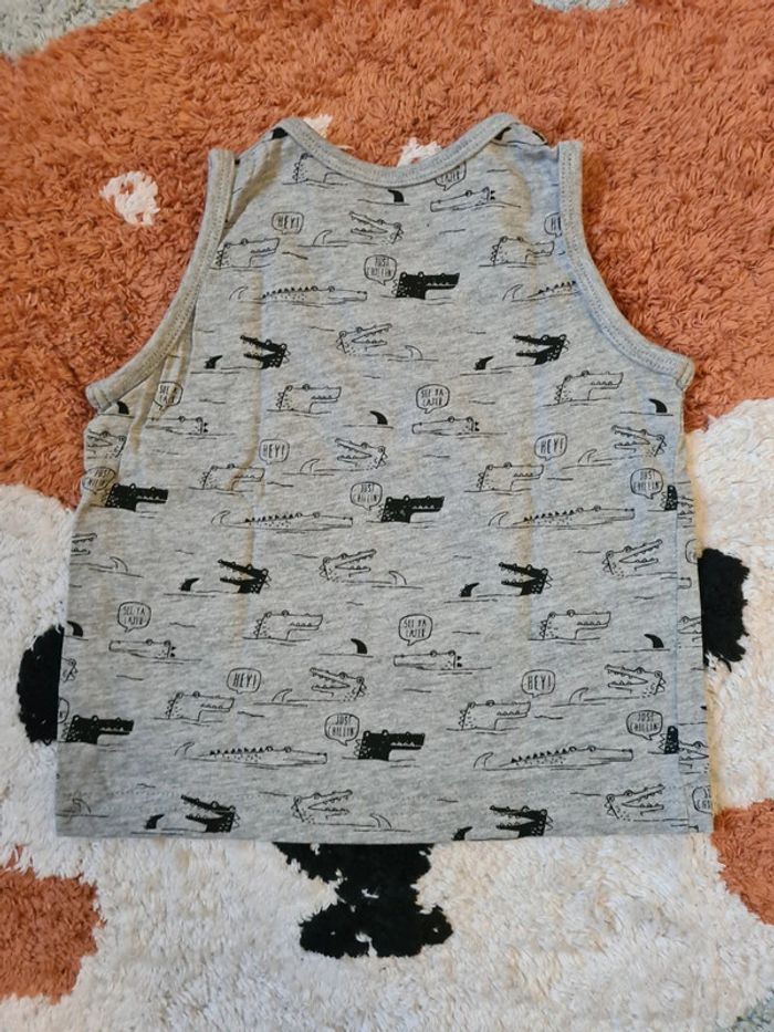 Débardeur crocodile - 12mois - photo numéro 3