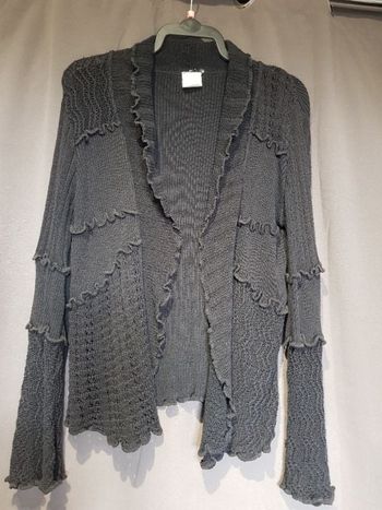 Gilet noir fantaisie