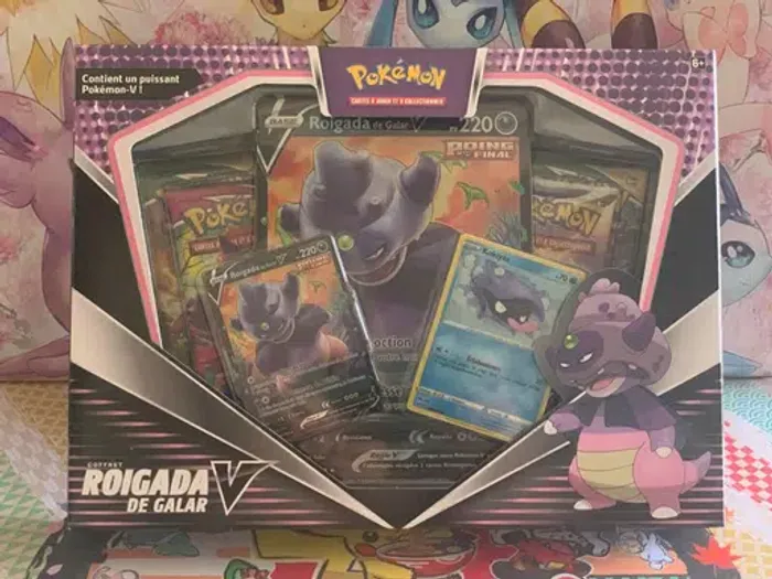 CARTE POKEMON ROIGADA DE GALAR VMAX 207/198 FR SECRÈTE EB REGNE DE GLACE - NEUF