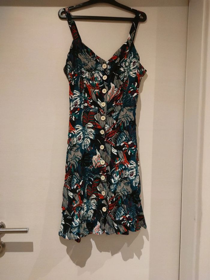 Robe fluide motifs fleurs