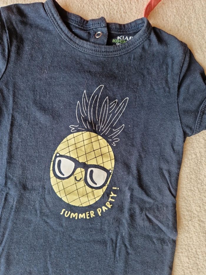 Combi short ananas été 6 mois - photo numéro 2